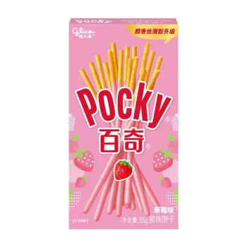 Pocky sabor fresa 55g/ Pocky 草莓味55g