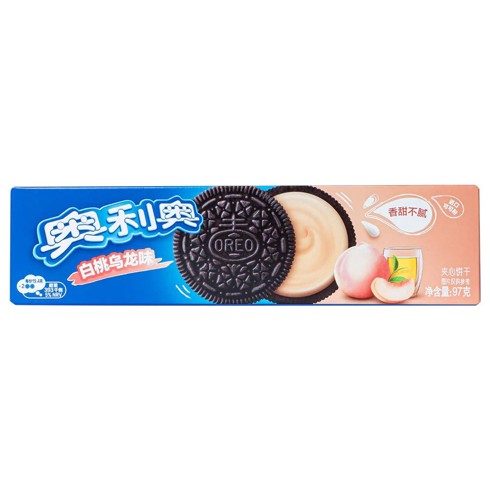 Galletas oreo con relleno de melocoton 97g