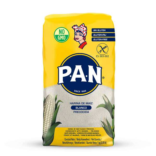 HARINA DE MAIZ BLANCO 1KG PAN