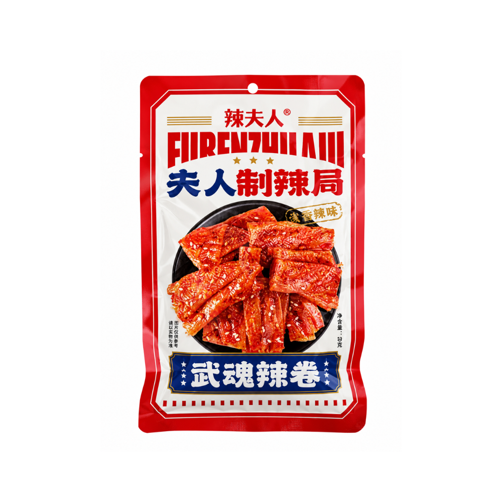 辣夫人武魂辣条 78g APERITIVO DE SOJA PICANTE