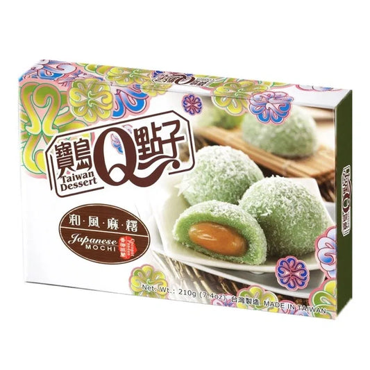 Baodao mochi sabor coco 210g/ 宝岛 和风麻薯 香椰斑斓 210g