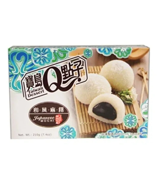 Baodao mochi sabor coco y sesamo 210g/ 宝岛 和风麻薯 椰丝芝麻 210g