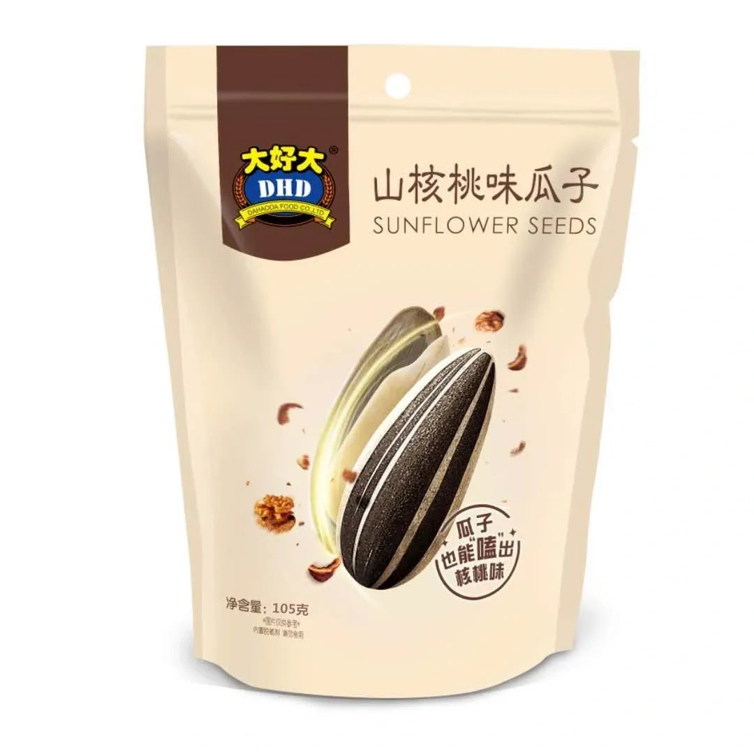 Pipas girasol sabor nueces/大好大山核桃瓜子105g