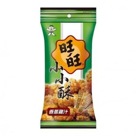 Snack de arroz sabor pollo/ 旺旺 小小酥 香葱鸡汁味