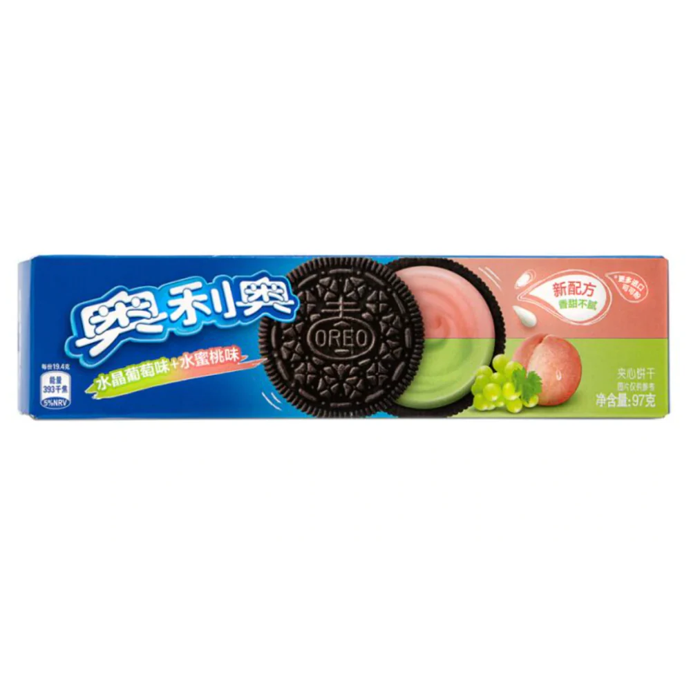 Oreo sabor uva+melocotón 97g