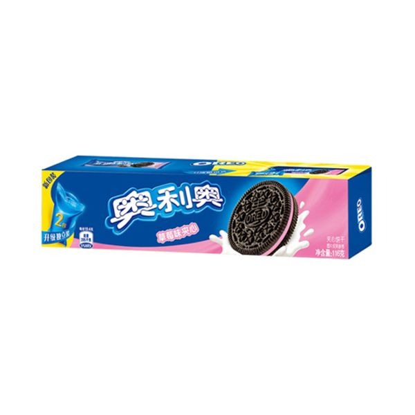 Oreo sabor fresa 116g