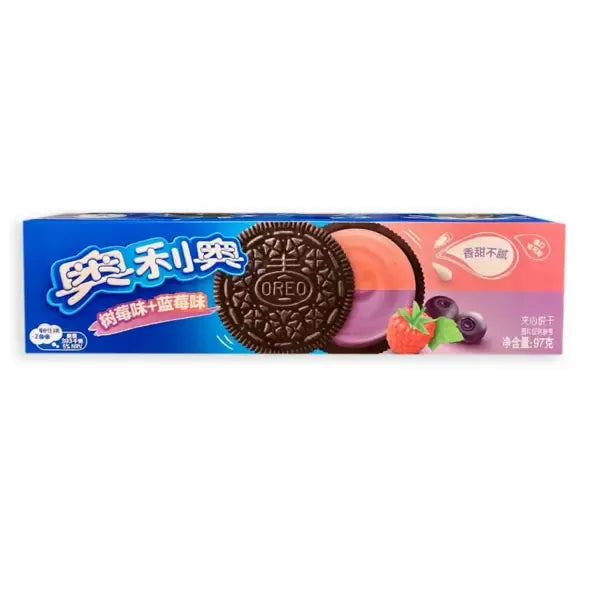 Oreo sabor arandanos y frambuesa 97g