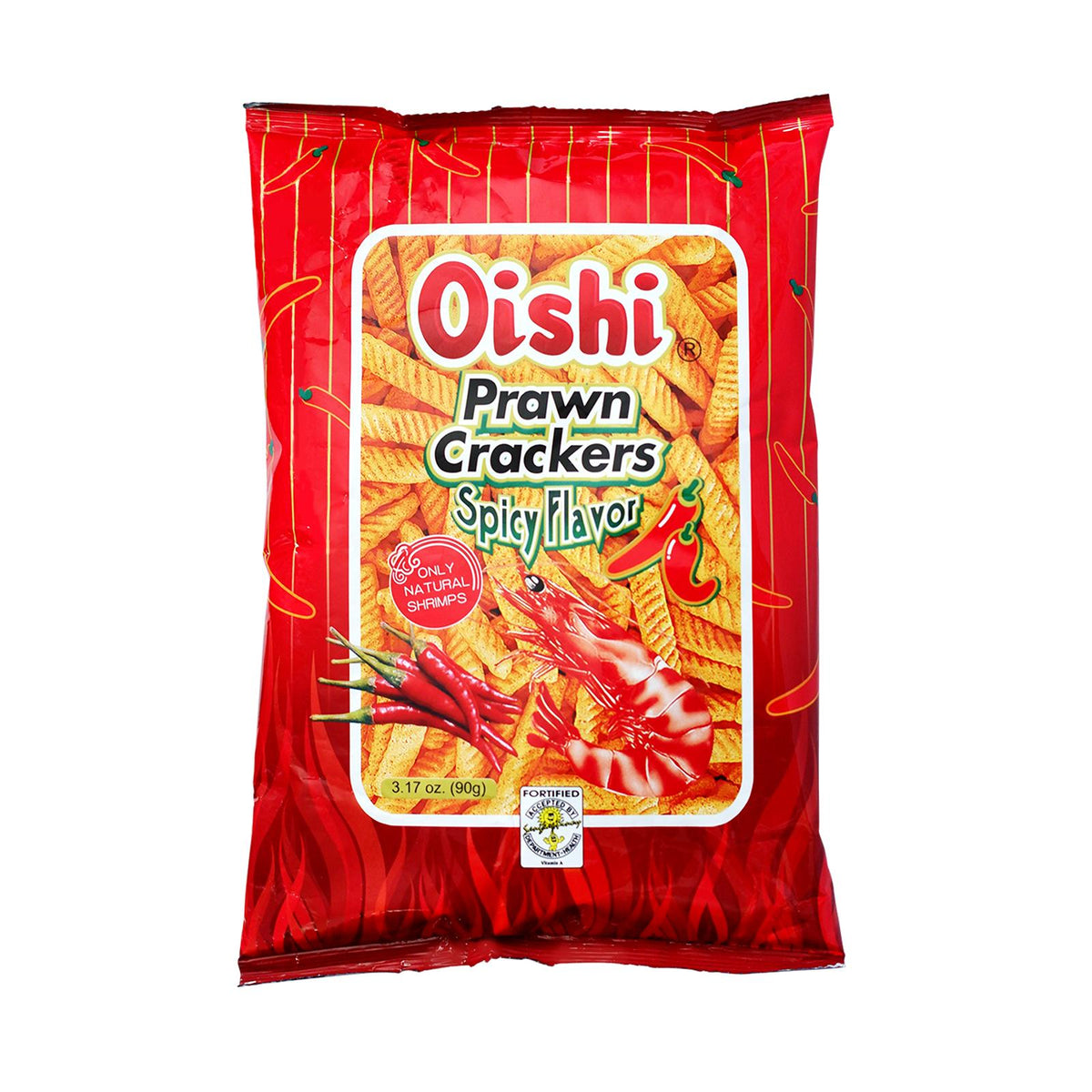 菲律宾虾条辣-SNACK GAMBA PICANTE OISHI 90G