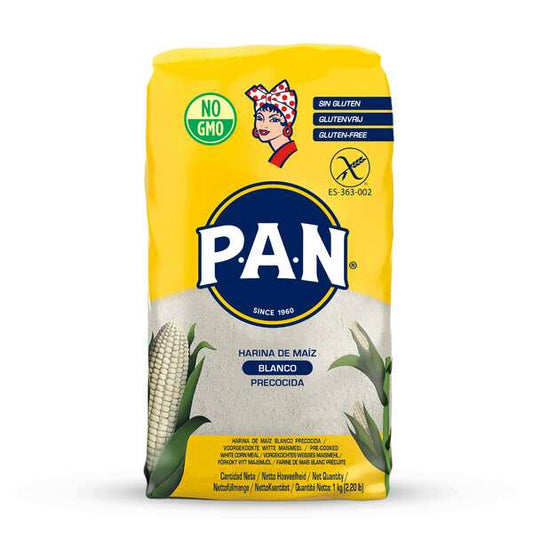 HARINA DE MAIZ BLANCO 1KG PAN