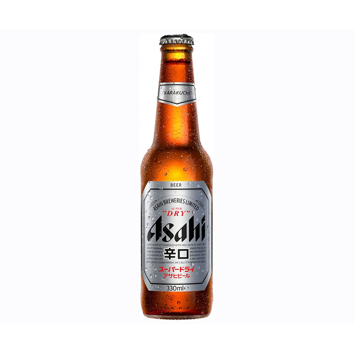 日本辛口啤酒- CERVEZA ASAHI JAPONESA 330 ML