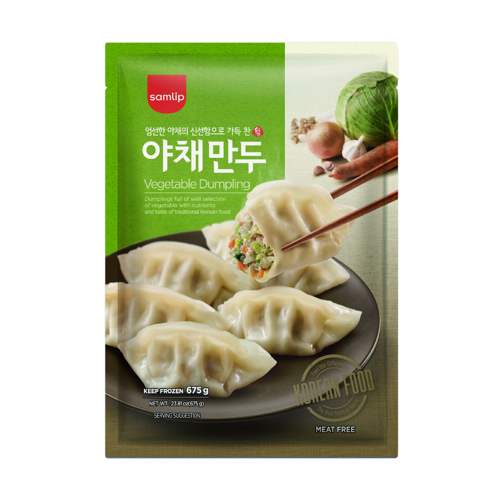 韩国三立冻蔬菜饺子- GYOZAS VEGETAL SAMLIP 675G