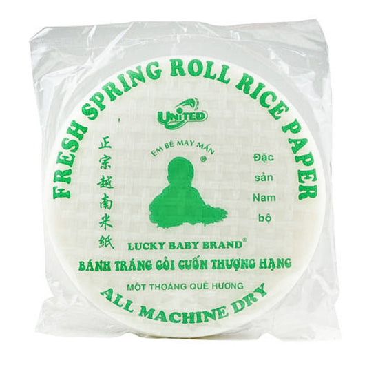LUCKYBABY越南米纸片400G-PAPEL ARROZ PARA ROLLITO 22CM 400G